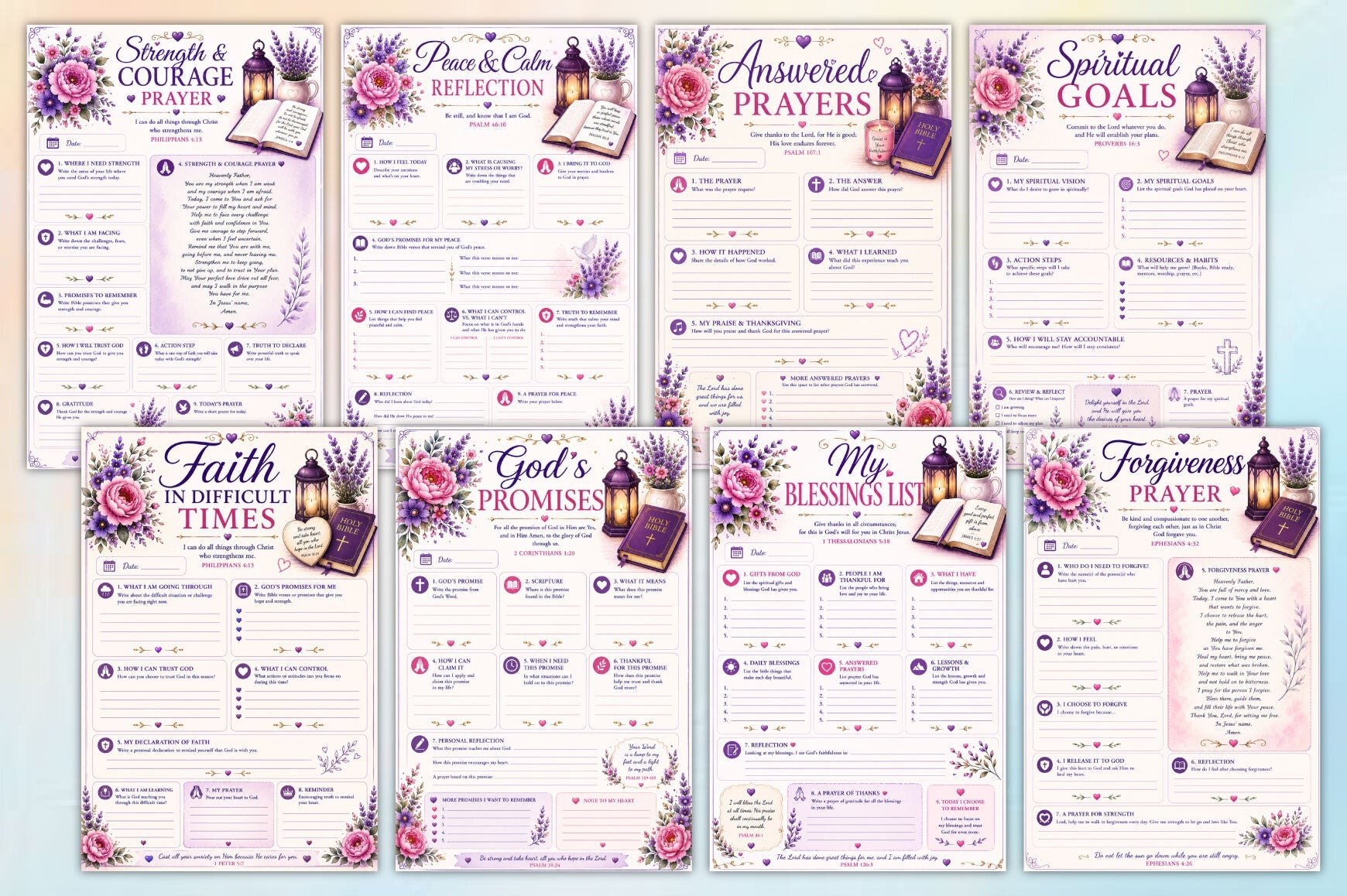 Graceful Living Prayer For Journal