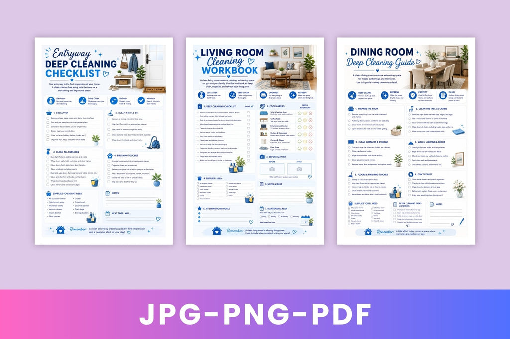 The Ultimate Home Deep Cleaning Workbook
