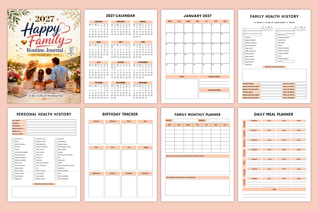 Happy Family Routine Journal