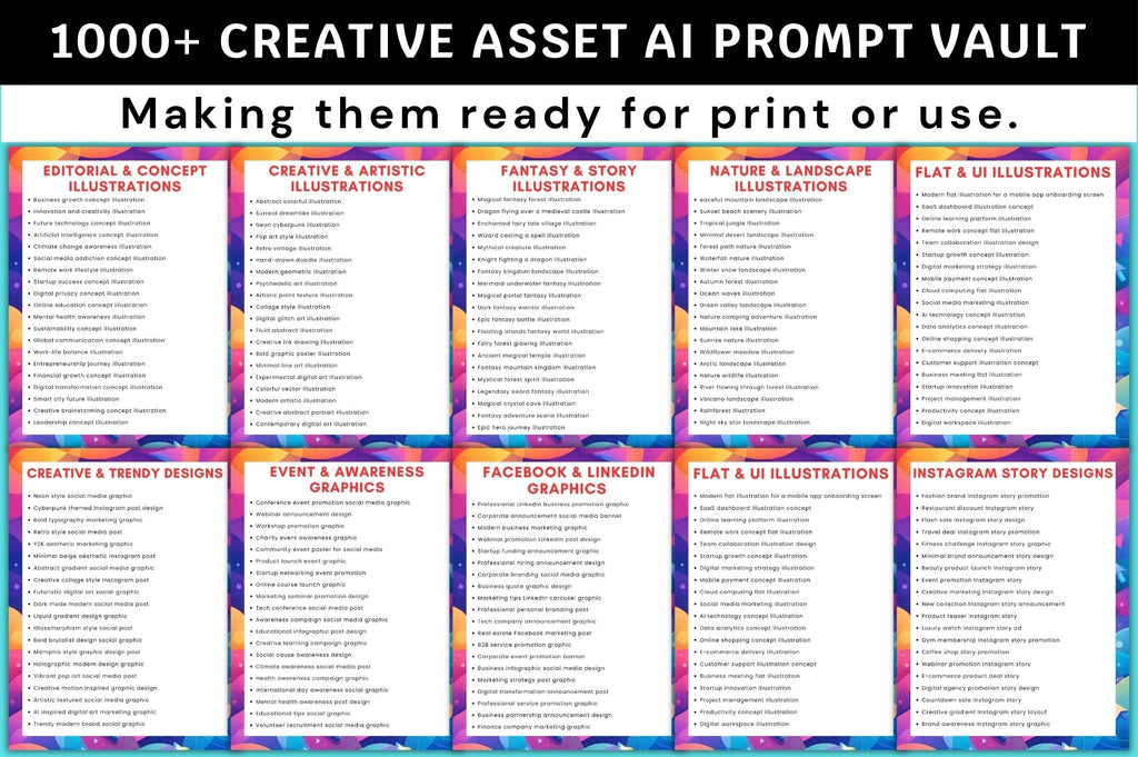 Creative Asset AI Vault Prompts