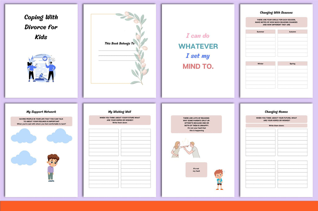 Coping With Divorce: Kids Planner