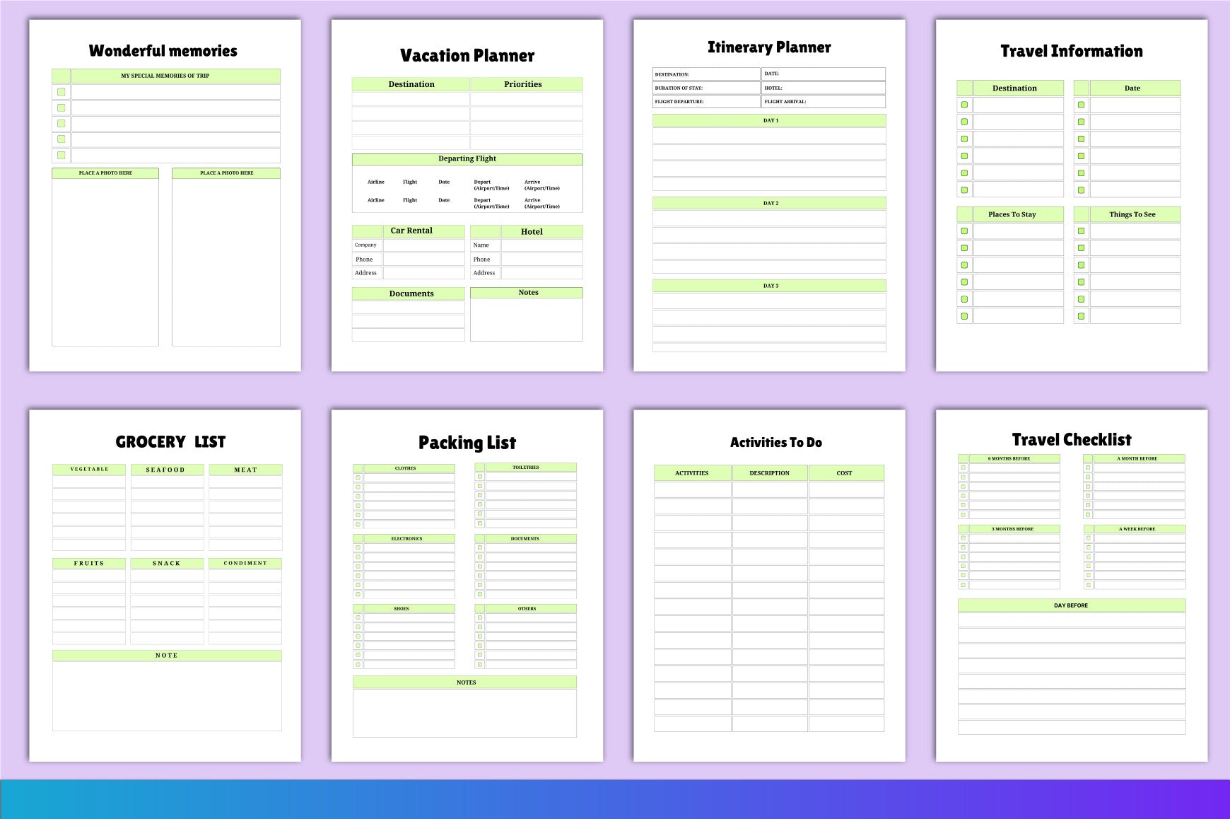 Travel Planner Guide
