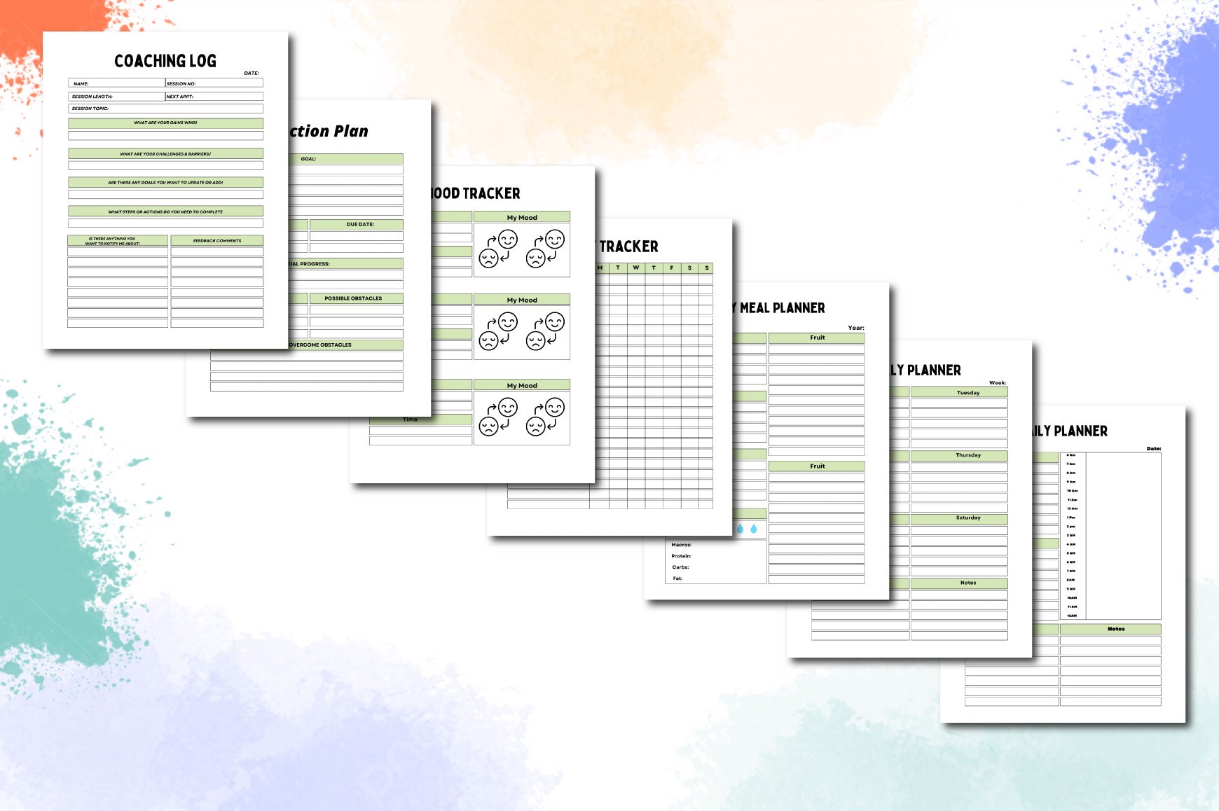 Life Self-Help Planner