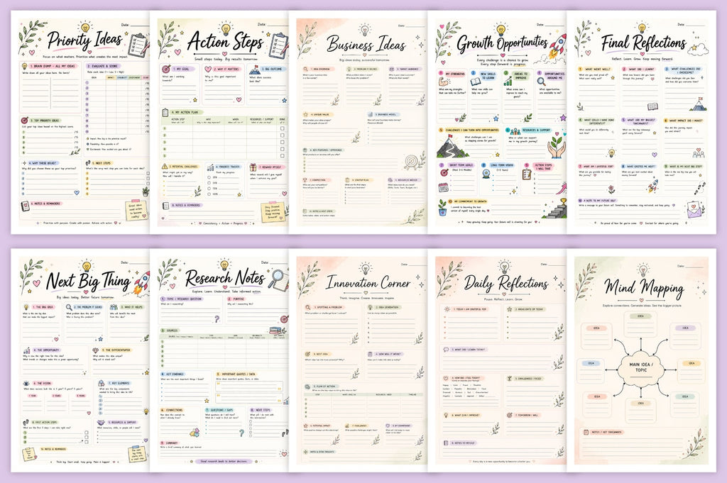 Creative Thoughts Ideas Journal