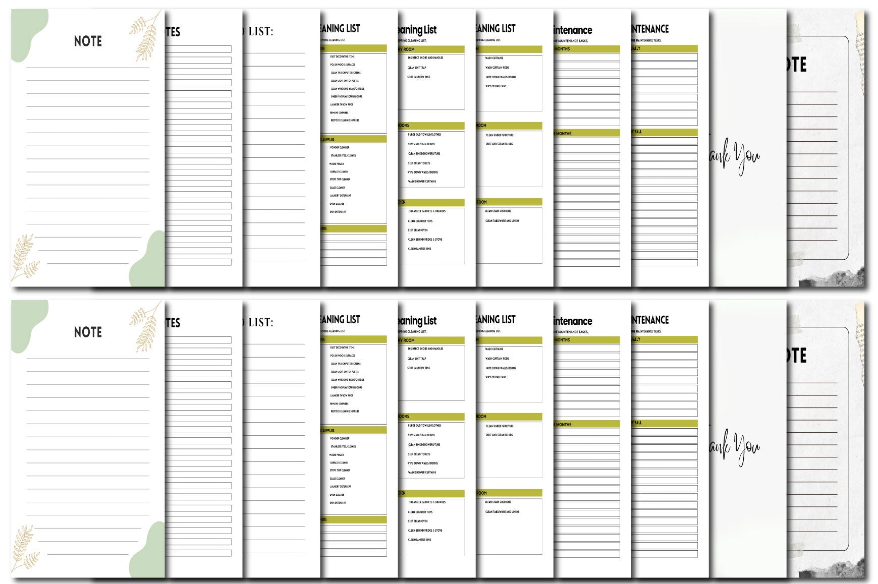 Cleaning From Planner