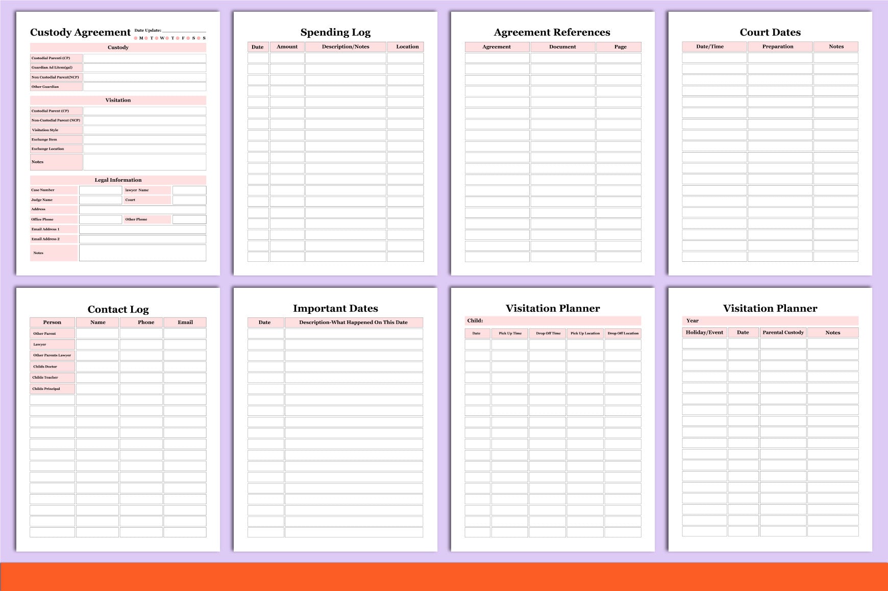 Child Custody Binder Guide
