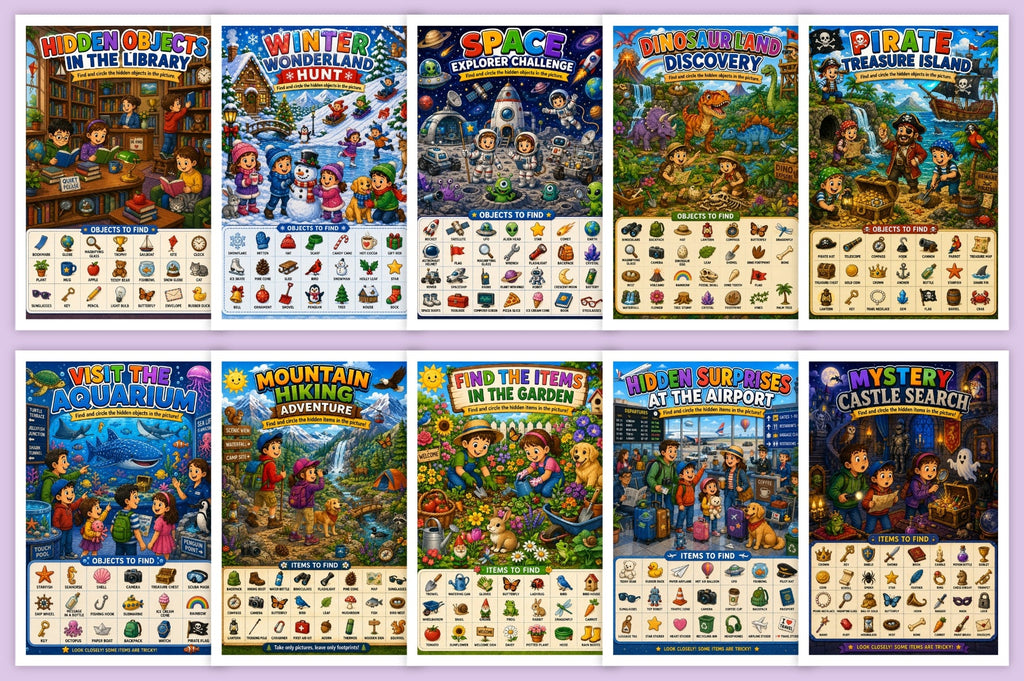 Hidden Pictures Activity Book