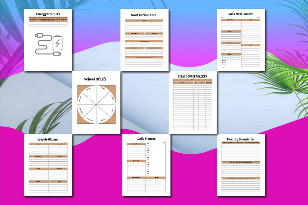 Life Self Help Planner