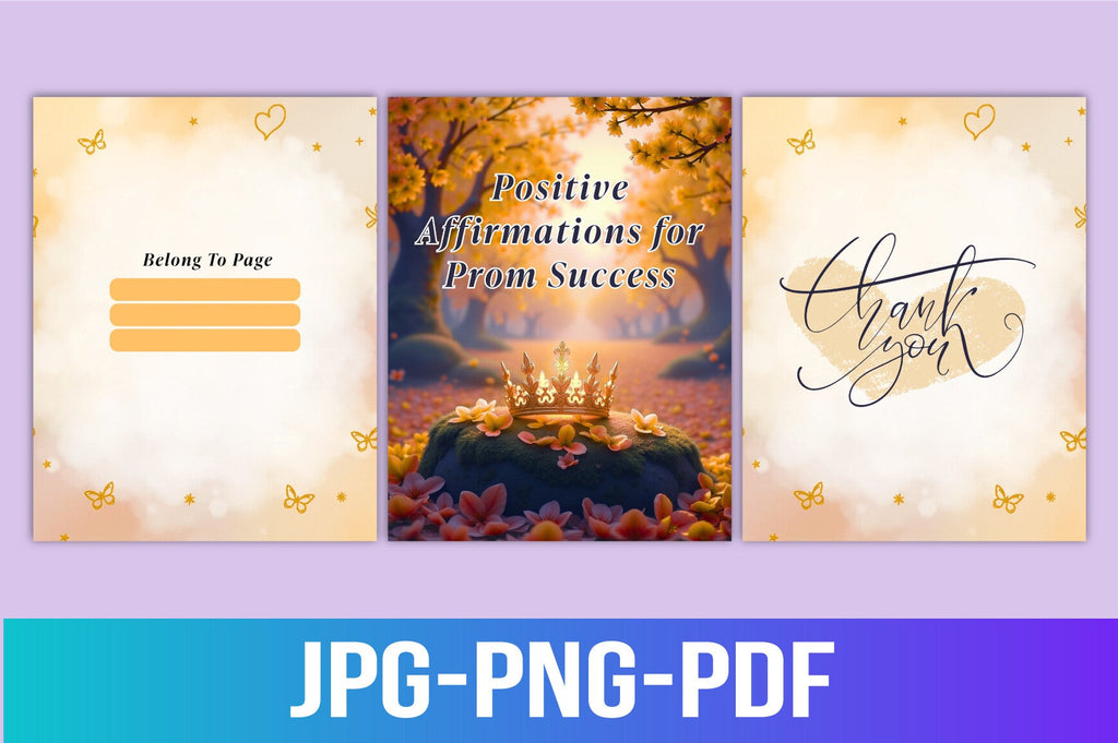 Positive Affirmations for Prom Success Planner
