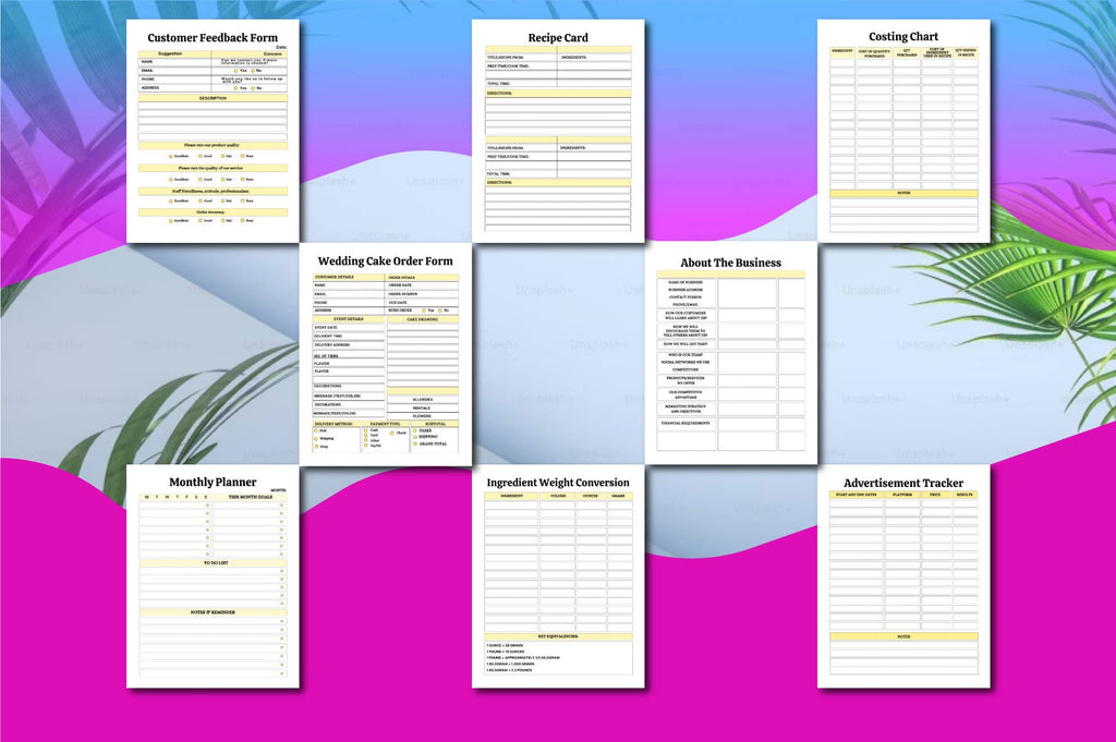Bakery Business Planner