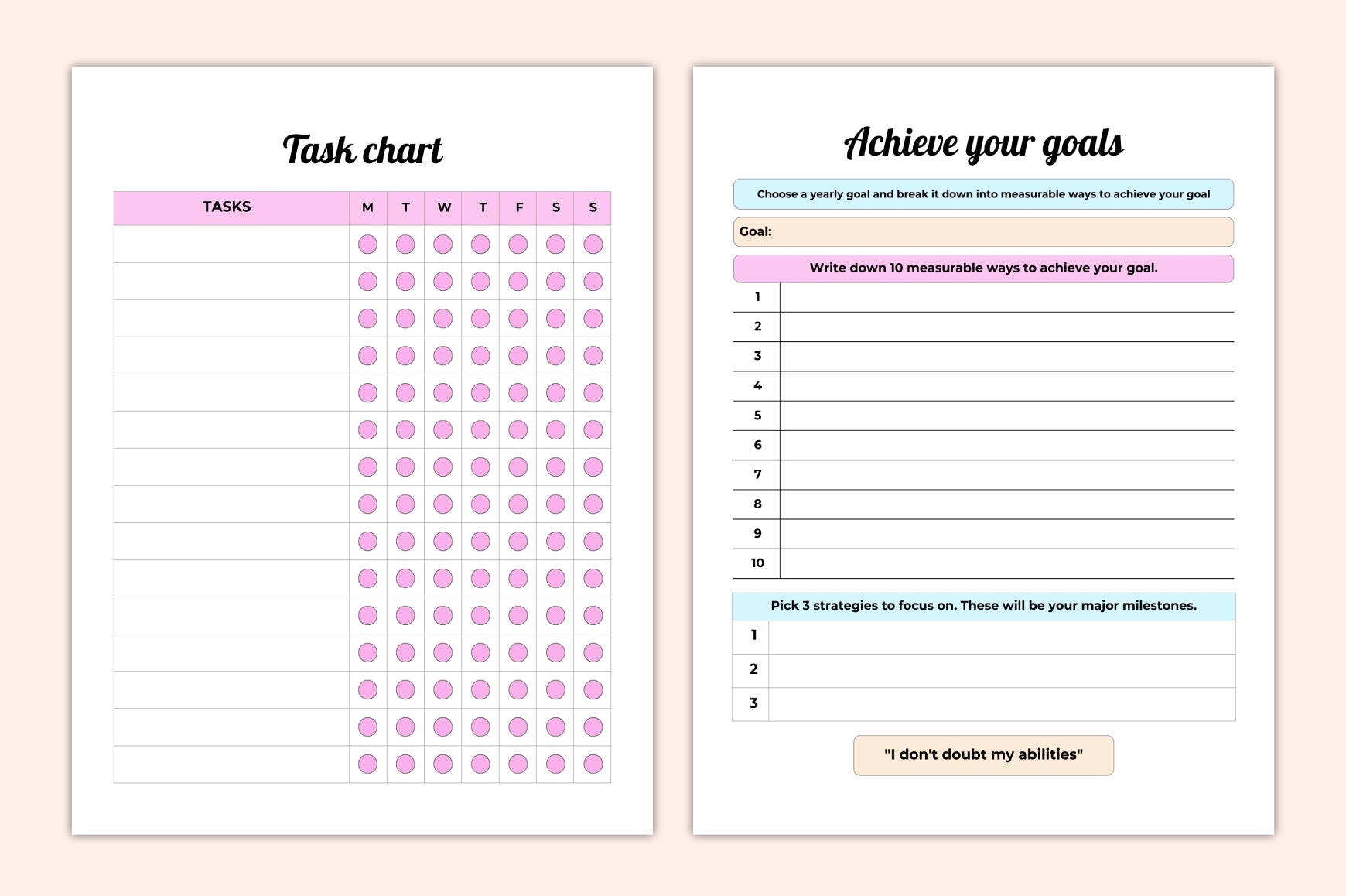 Life Coaching Action Planner