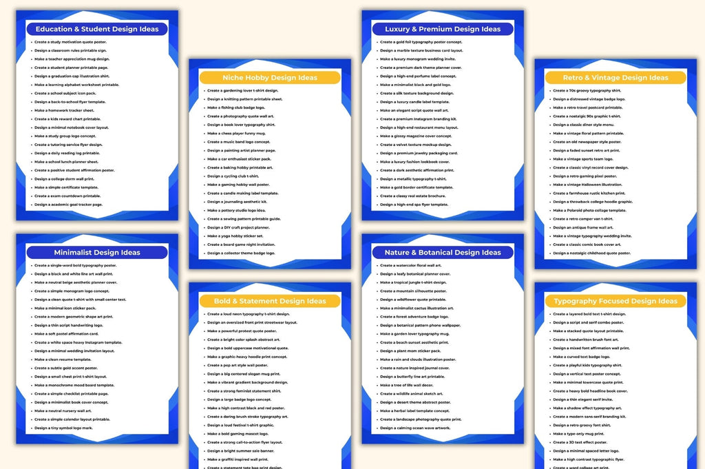 Ideas for Sellers Guide