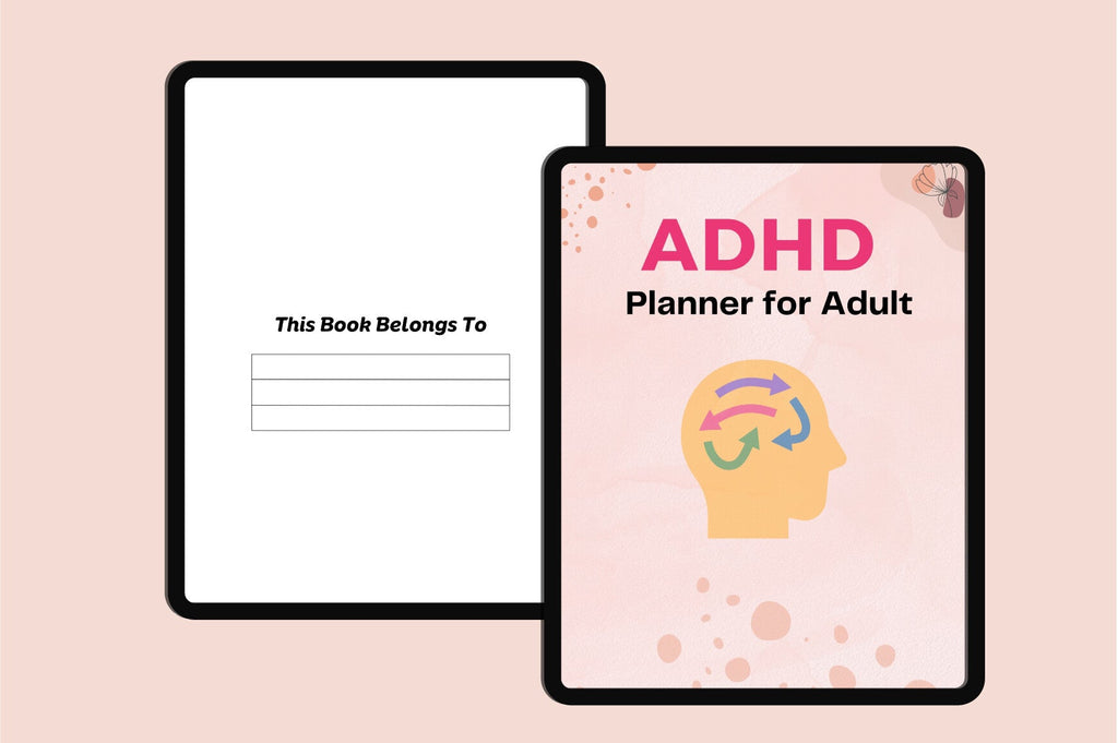 ADHD Printable Planner with weekly planning and task management pages