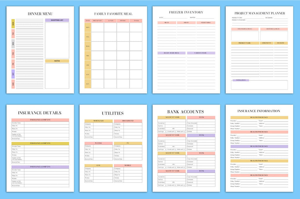 House Management Planner