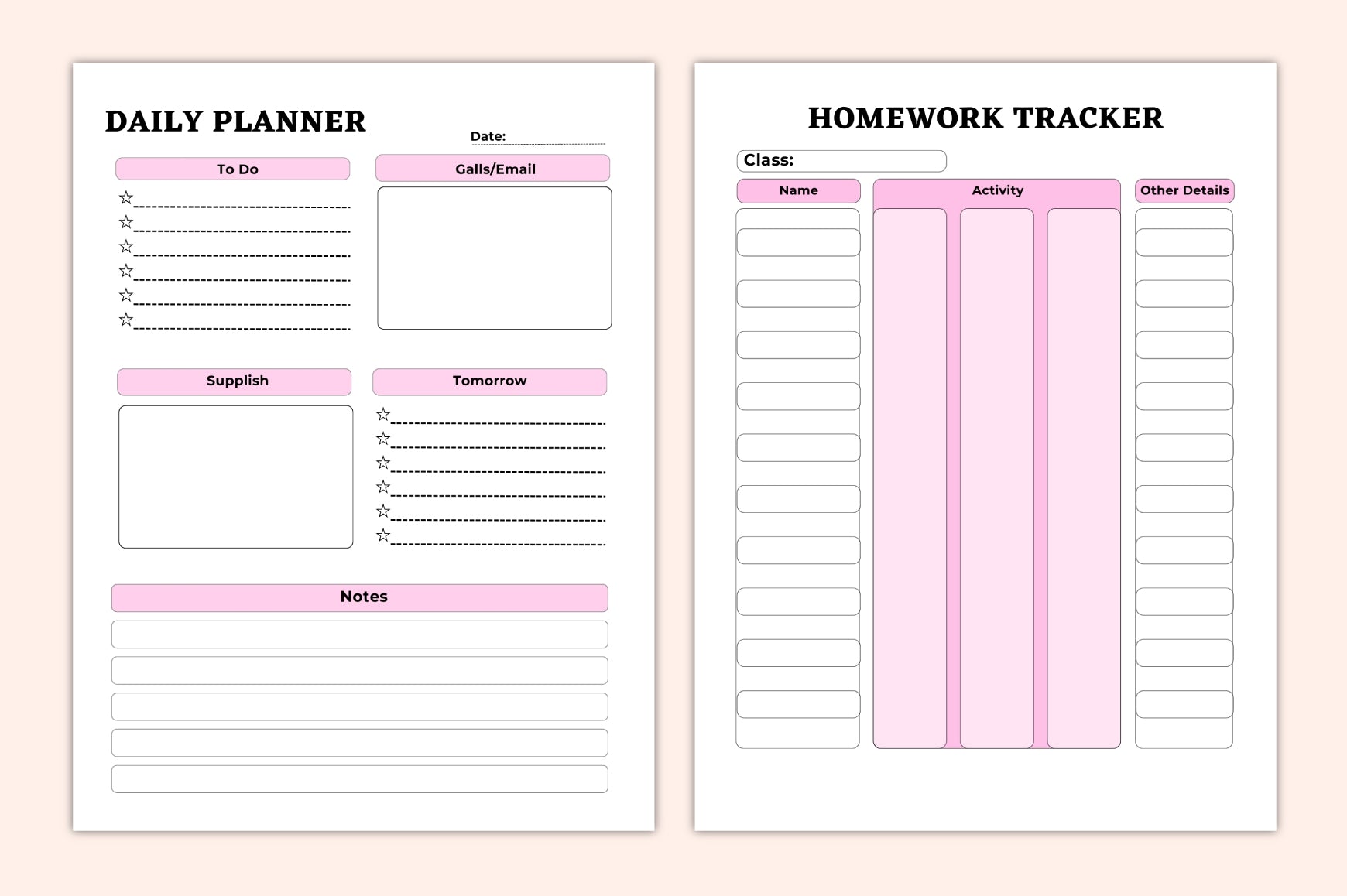 Teacher Lesson Planner