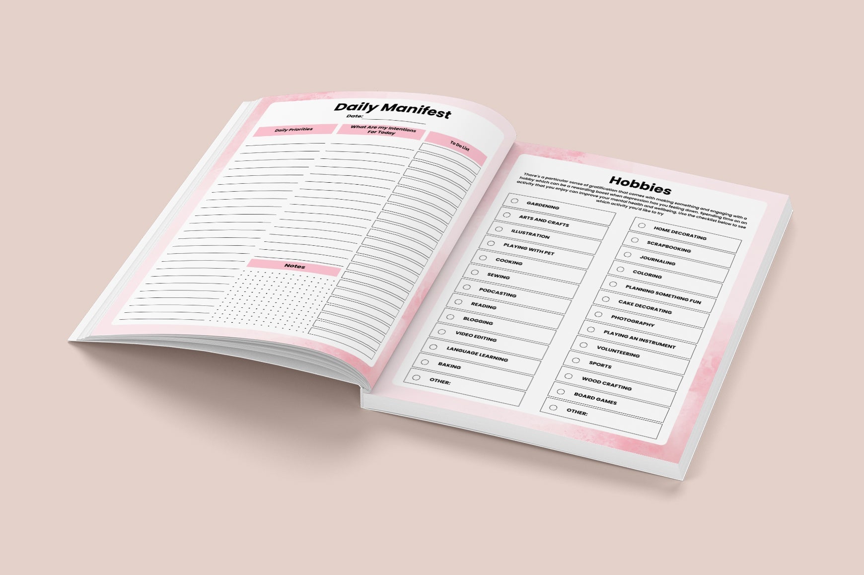 Self Love Positivity Journal