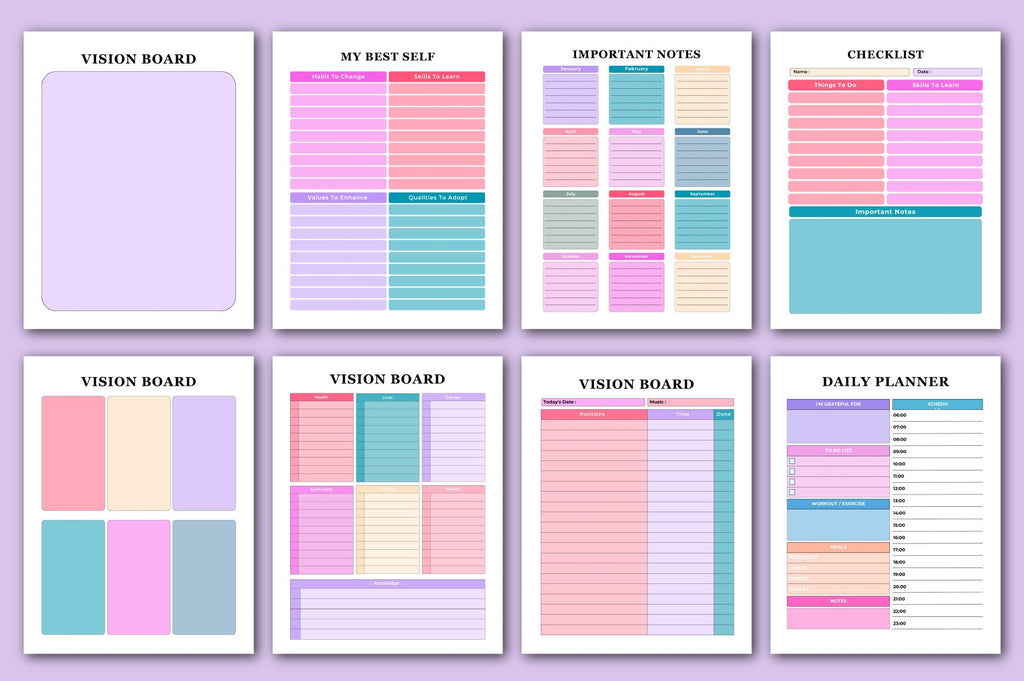 Vision Board Planner