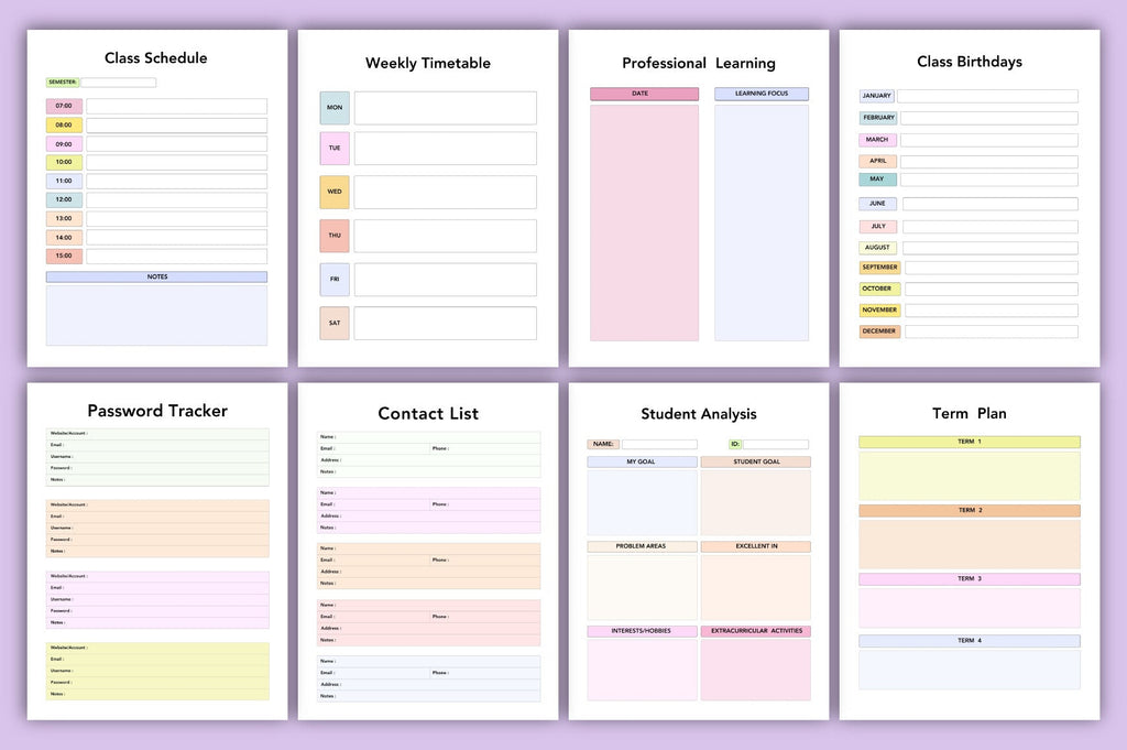 The Teacher Planner
