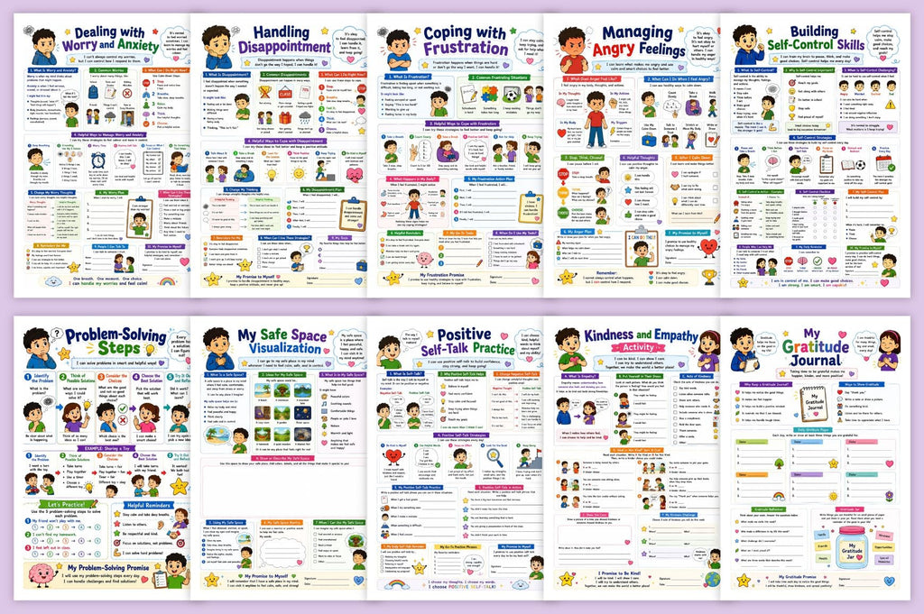Adhd Emotional Regulation For Kids Workbook
