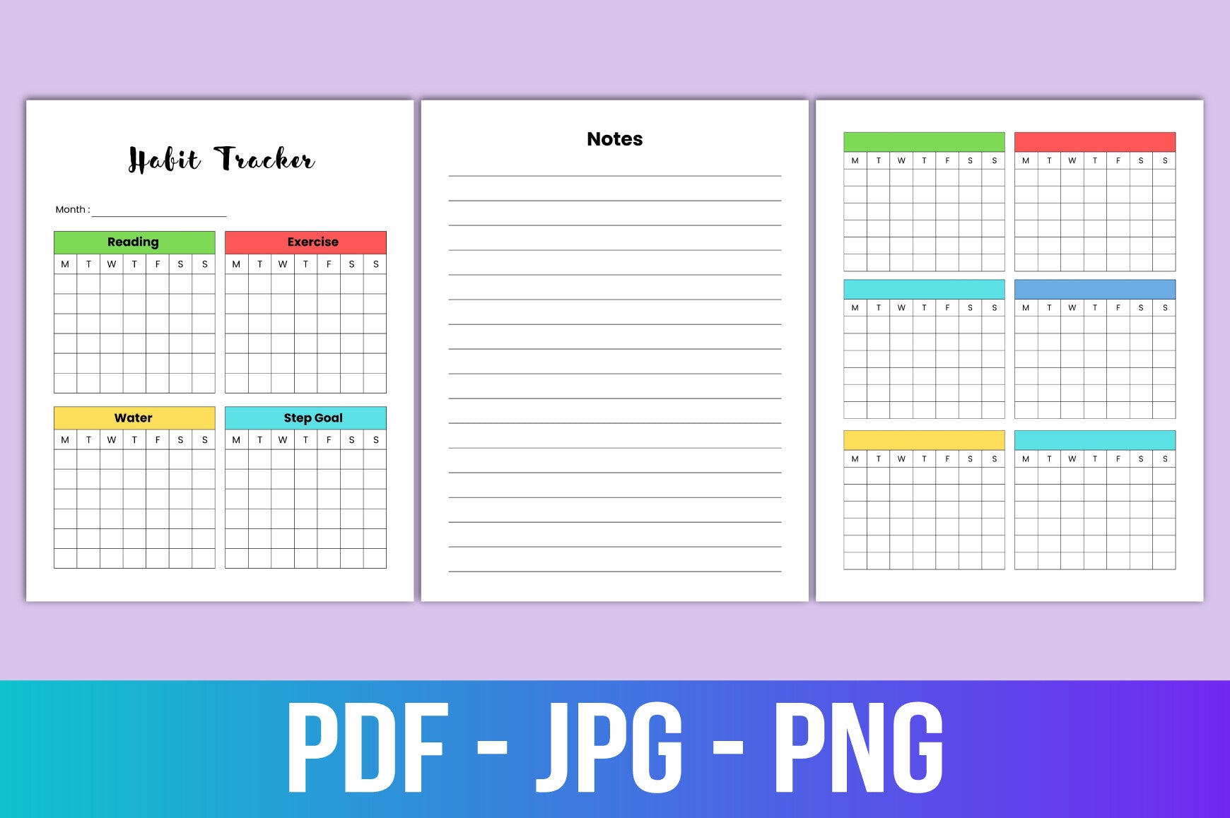 Yearly Habit Planner