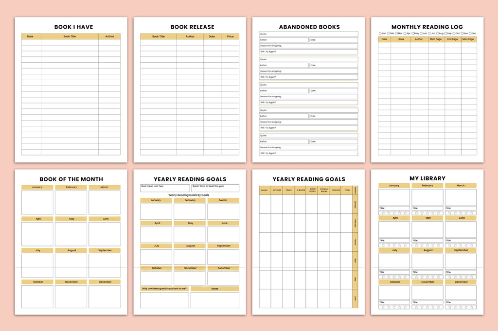 Reading Progress Journal