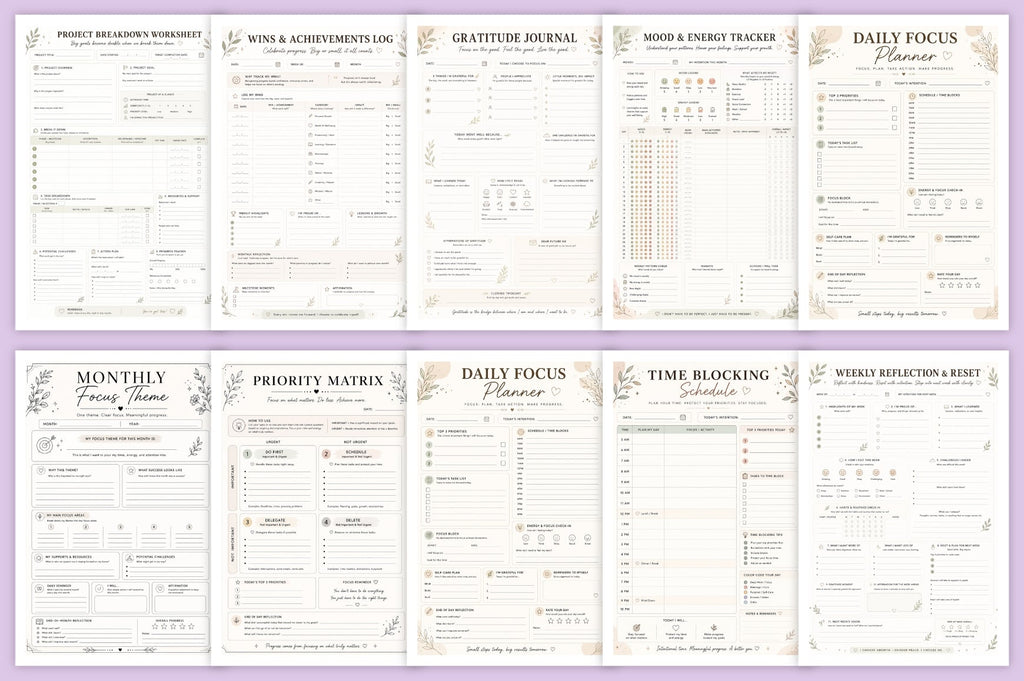 Adhd Success For Women Planner