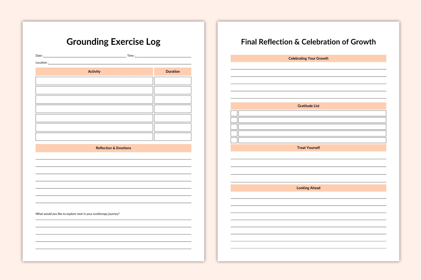Emotional Healing Journey Planner