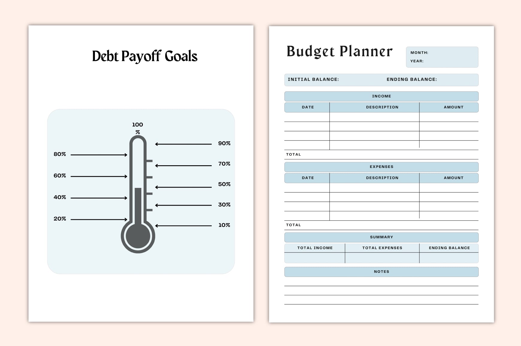 Household Finance Budget Planner
