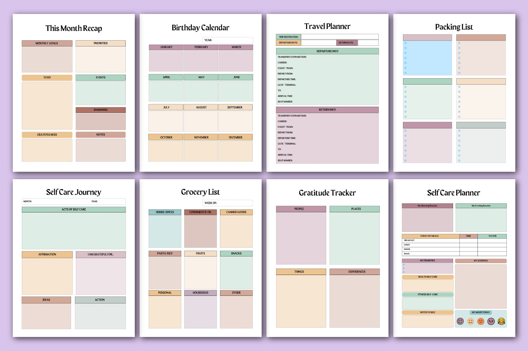 The Aesthetic Yearbook Planner