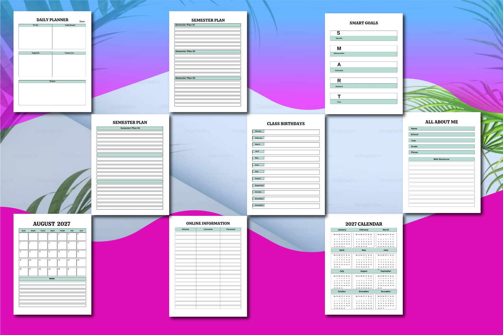 Teacher Planner 00921