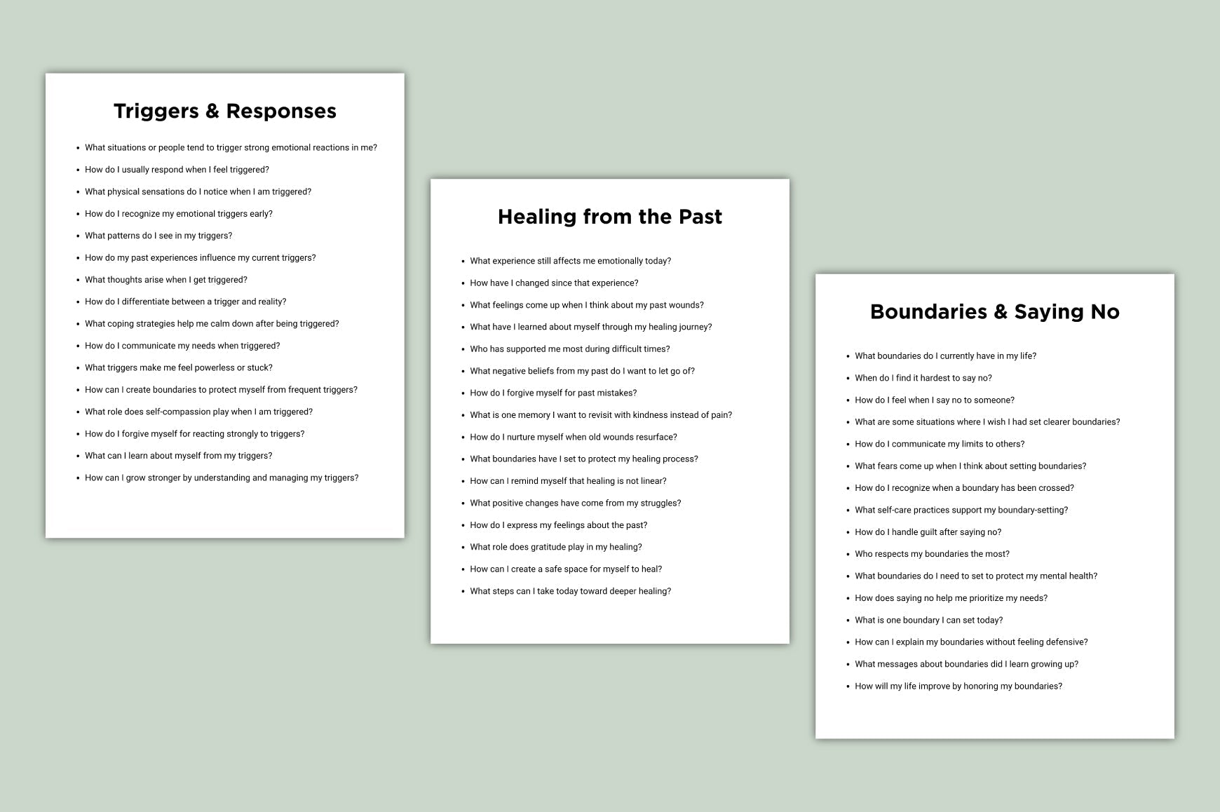 Mental Care Prompts