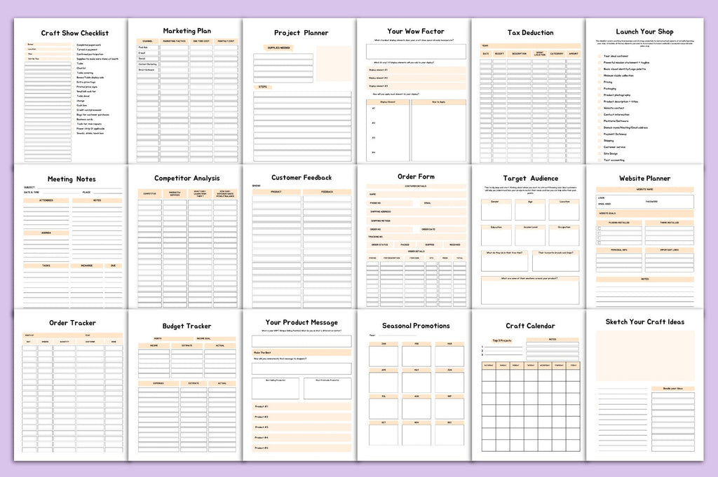 Craft Business Planner