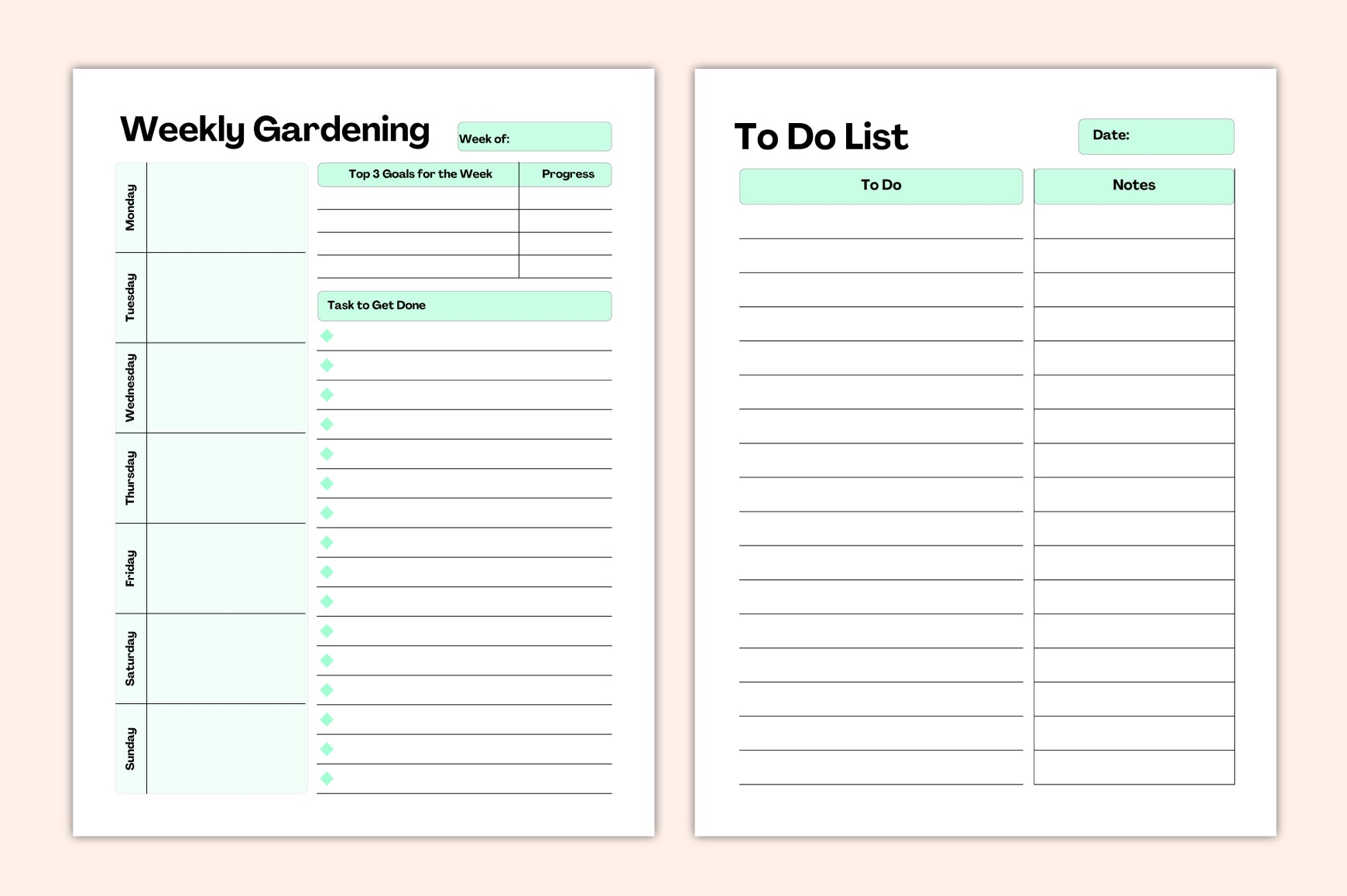 Seed Starting Garden Planner
