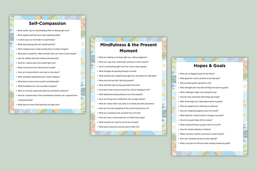 Calm Mind Anxiety Prompts