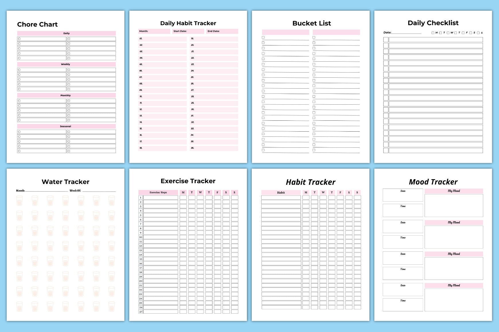 My Personal Templates Planner