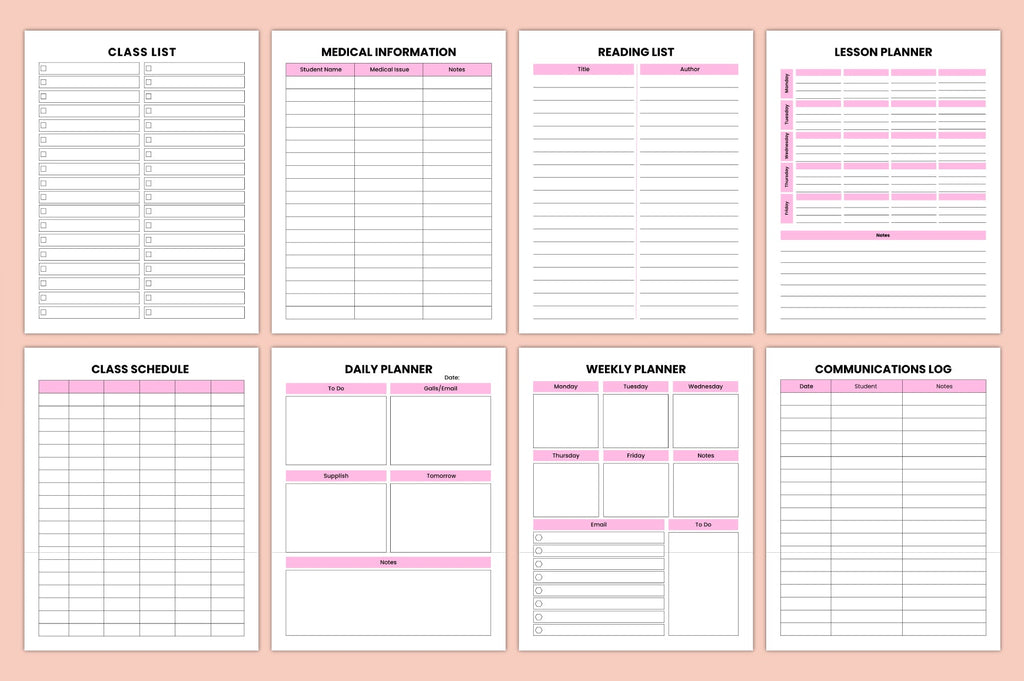 Teacher Planner
