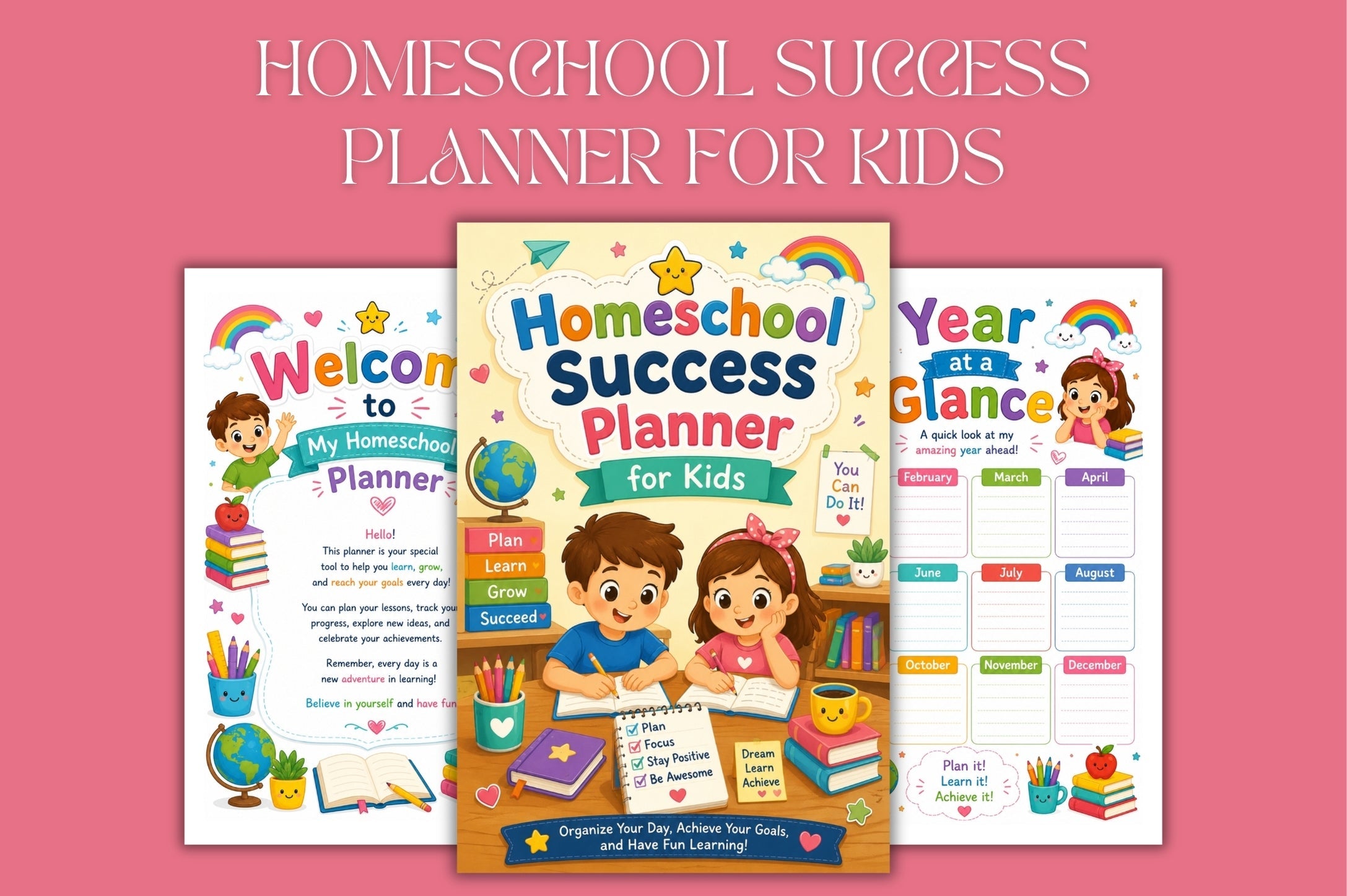 Homeschool Success For Kids Planner