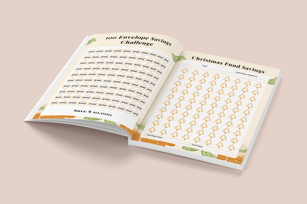 Money Saving Goals Challenge Planner