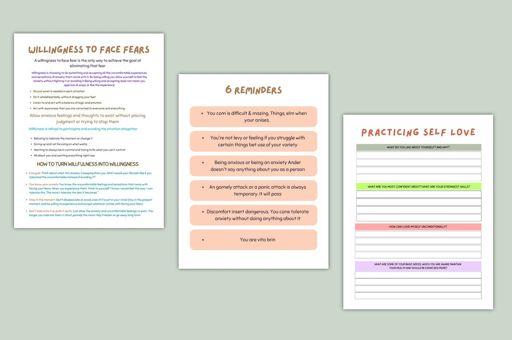 Stress Ease Self-Care Reflection Journal