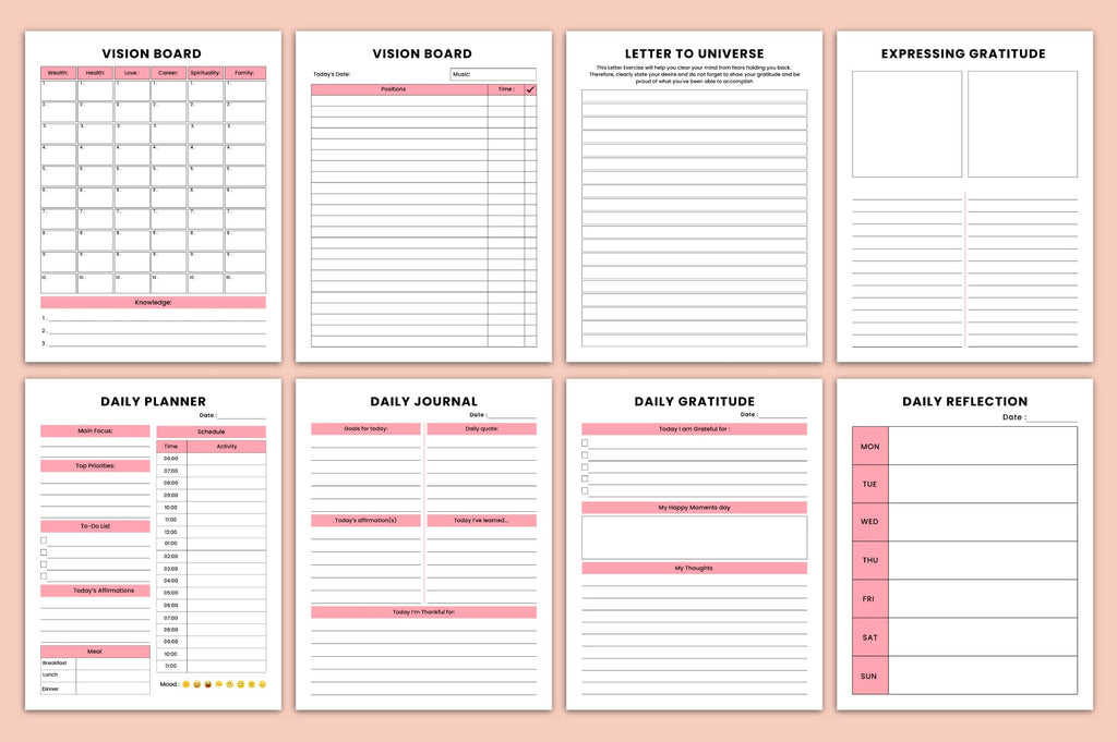 Vision Board Journal