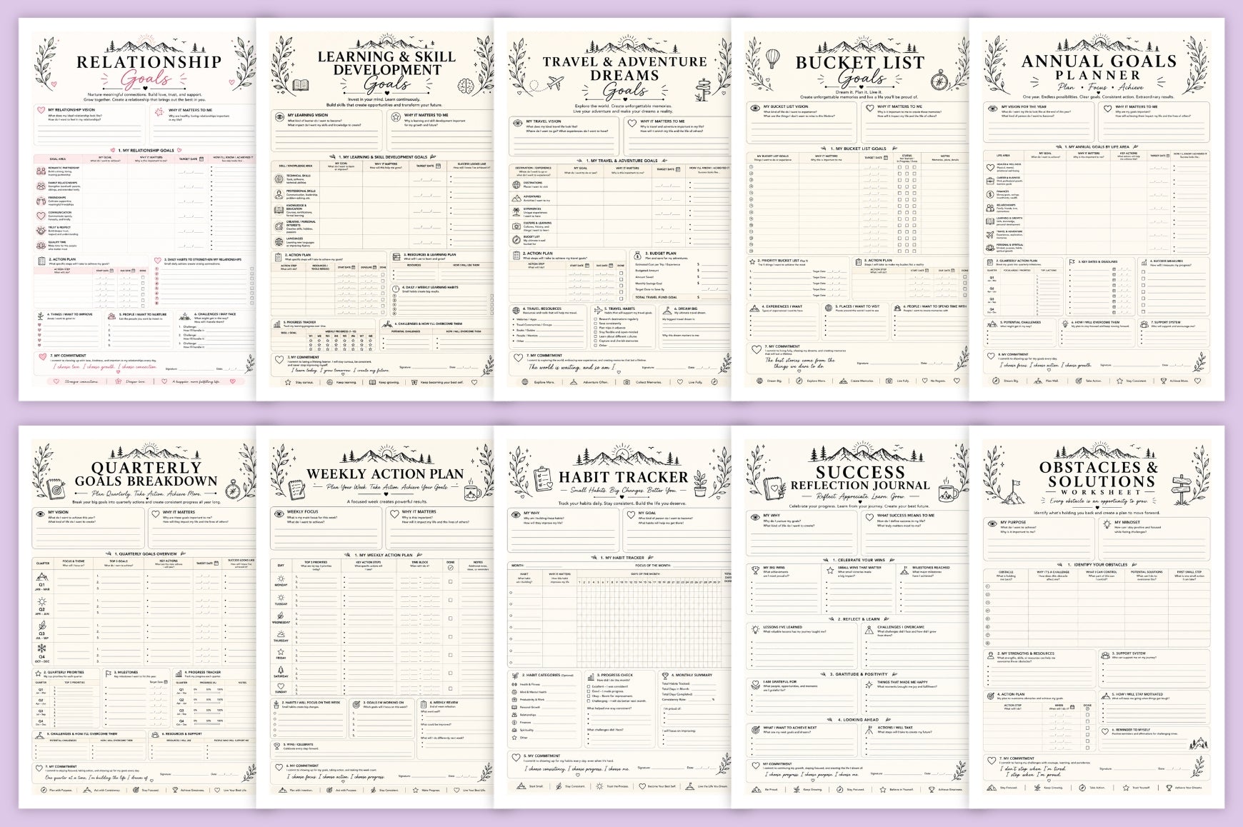 Life Vision Goal Setting Workbook