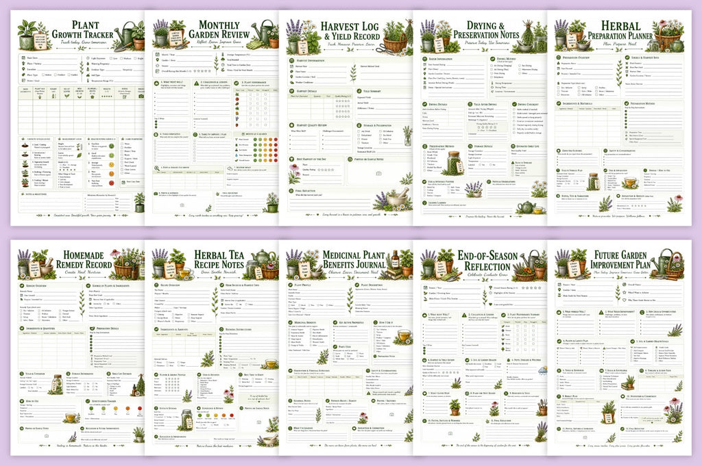 Grow Harvest Medicinal Plants Workbook