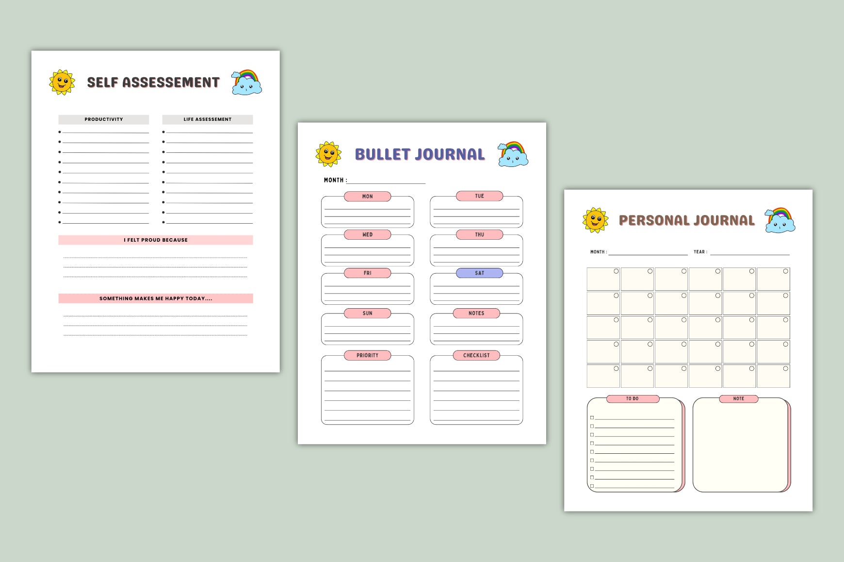 Kids Daily Activity Journal