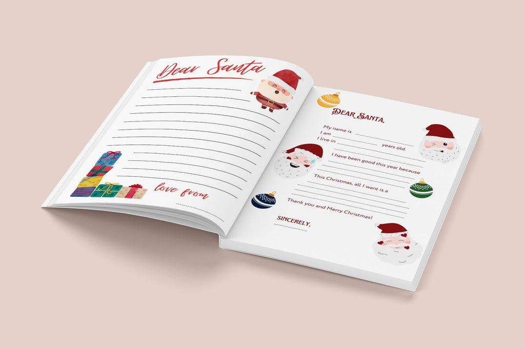 Mega Letter to Santa for Kids Planner