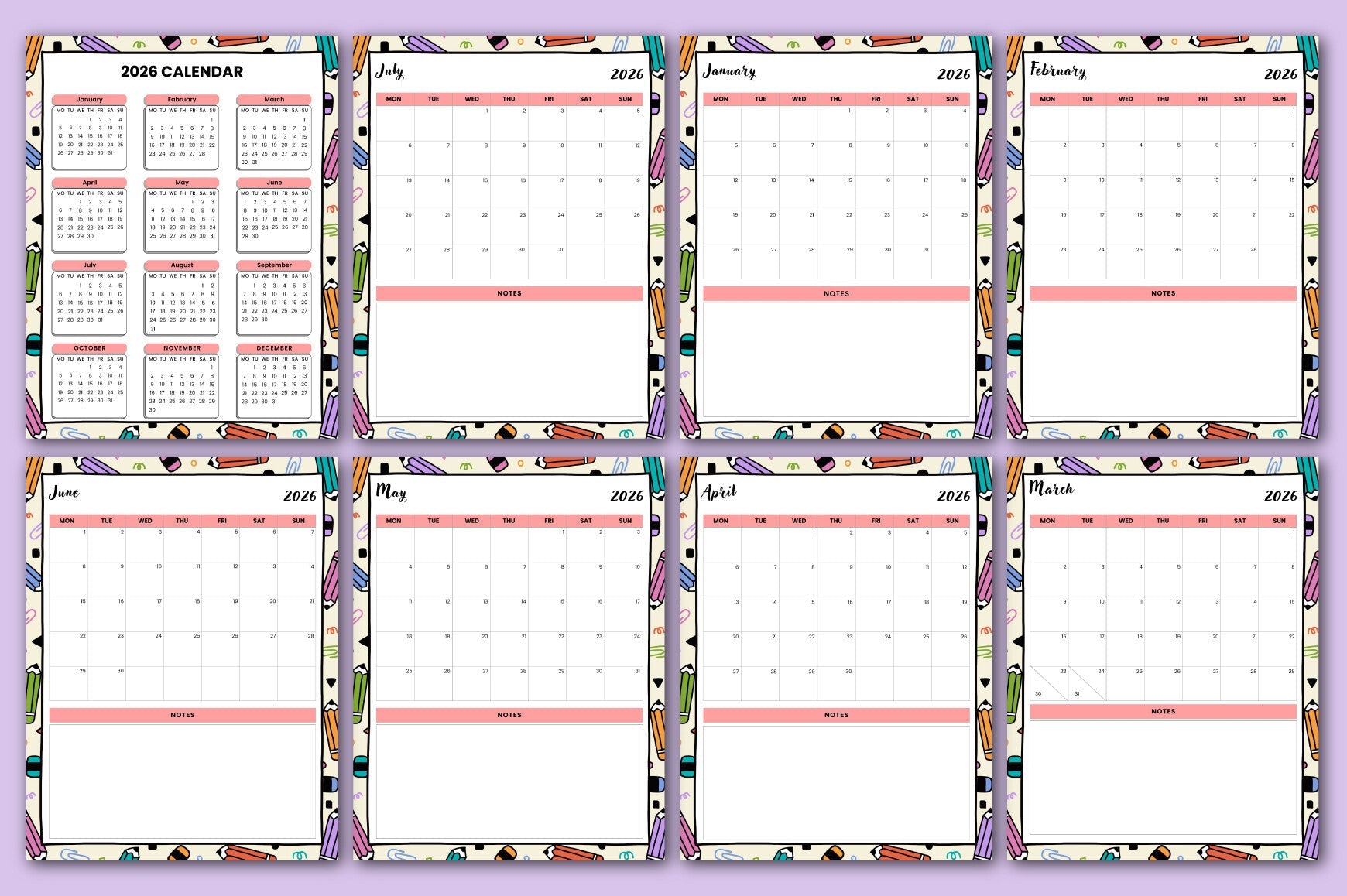 Home School Planner for Effective Organization