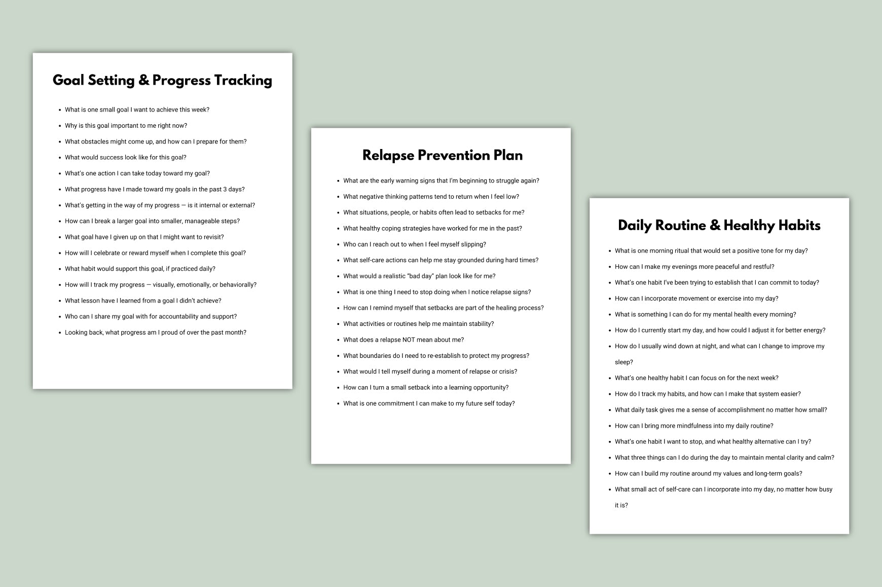 CBT Thought Shift Daily Prompts