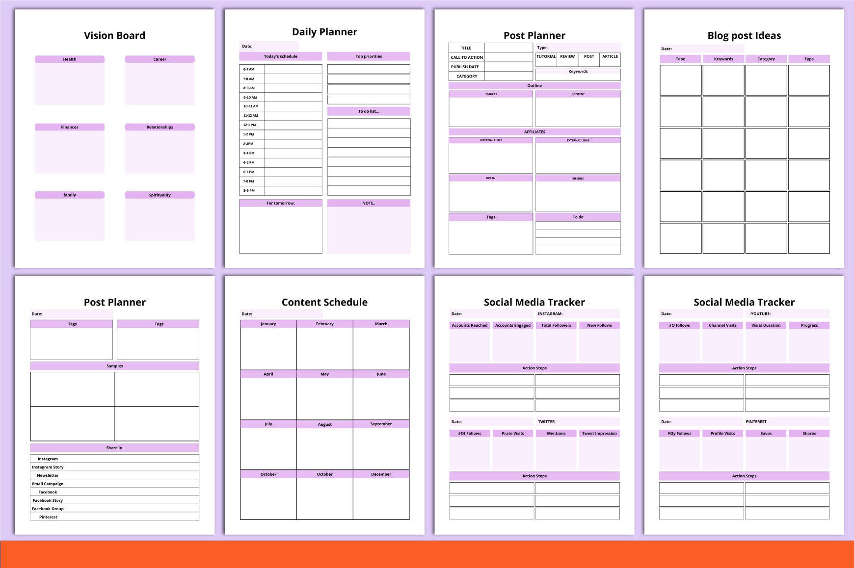 Blog Planner