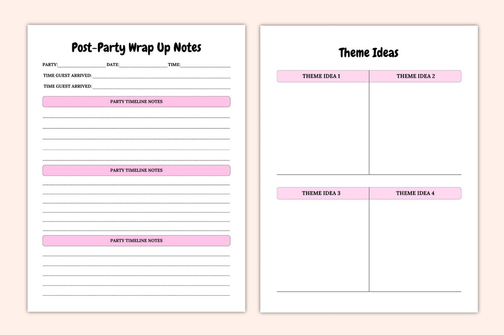 All-In-One Birthday Party Planner