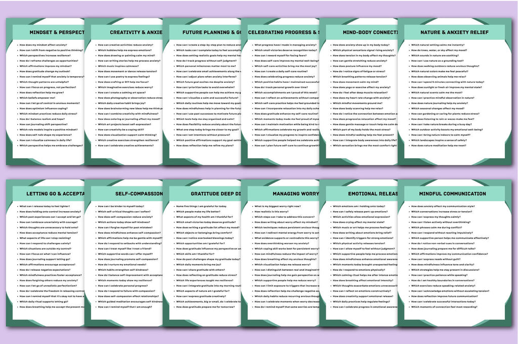 Guided Anxiety Prompts for Relief