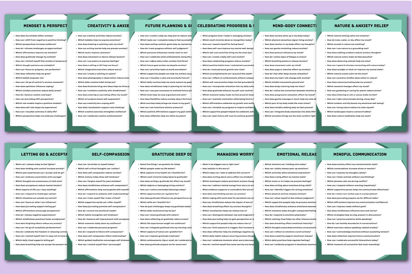 Guided Anxiety Prompts for Relief